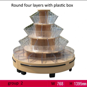 فولاذ وخشب سوبر ماركت سائب للأغذية - Product Image 5