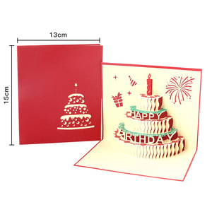 Low 3d Pop-up <strong>Card</strong> Happy <strong>Birthday</strong> Invitation <strong>Card</strong> for Kids <strong>Wife</strong> Husband <strong>Birthday</strong> Cake <strong>Greeting</strong> <strong>Card</strong> Postcard Gift With Envelope - Product Image 3