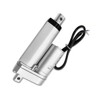Aktuator linier listrik Mini Motor DC 1000N, kecepatan tinggi kebisingan rendah 12V/24V DC nilai pembuka jendela Magnet permanen kipas rumah pintar