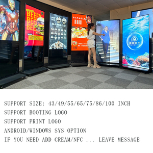 4K màn hình cảm ứng 75/86/100 inch thông minh TV LED hiển thị quảng cáo Màn hình kiosk Totem video máy nghe nhạc quảng cáo kỹ thuật số biển và hiển thị - Product Image 4