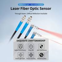 Capteur photoélectrique à fibre laser WTX, capteur de commutation photoélectrique à réflexion diffuse, capteur de commutation à induction laser M5