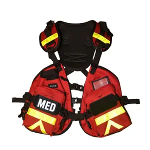Пожарный пожарный Спасательный Инструмент жилет нагрудная сумка Съемная модульная конструкция радиодегруль пожарный командир пожаротушения