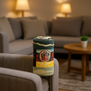 Couverture en peluche Guadalupe 5x6 pieds en coton biologique, douce et polaire, pour lit, rectangulaire, tricotée, utilisable toute l'année - Product Image 2