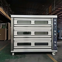 Four à pain best-seller mondial, 1 niveau, 3 plateaux, pour mini-boulangerie industrielle, adapté à l'industrie de la restauration