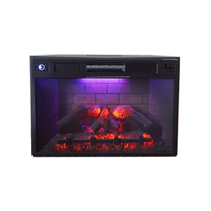 32-inch multi-color flame remote control energy-saving decorative heater electric fireplace