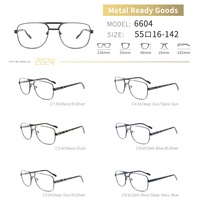 Expédition sous 24 heures – Montures de lunettes optiques en métal, faites à la main, durables, légères, à double pont, pour usage quotidien