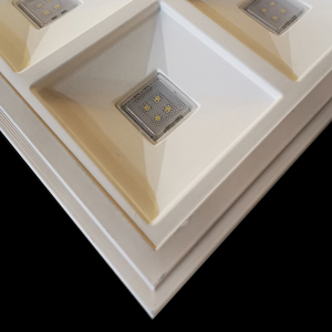 Regulable Oficina 595*595, luz de panel, flicker free conductor-2*2 72W red ultra slim12v led la luz del panel de vidrio - Product Image 5