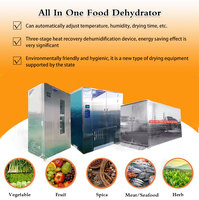 Capaciteit Fruit Groente Chili Droogmachine Warmtepomp voor Voedseldehydrator 100KG