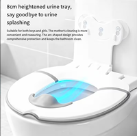 Siège d'apprentissage de la propreté pliable innovant pour les voyages, couvercle de siège de toilette antidérapant pour tout-petits avec ventouses, solution hygiénique