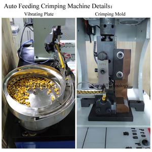 Machine de sertissage d'anneau non isolée semi-automatique pour sertisseuse d'alimentation terminale lâche - Product Image 5