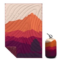 Couverture matelassée unisexe multifonction légère anti-acariens, couleur personnalisable, pour le camping, les pique-niques, les voyages en plein air