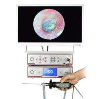 Endoscope portable léger ClearSight CGES-016, source de lumière froide LED, écran 4,3 pouces haute résolution pour clinique vétérinaire et ORL
