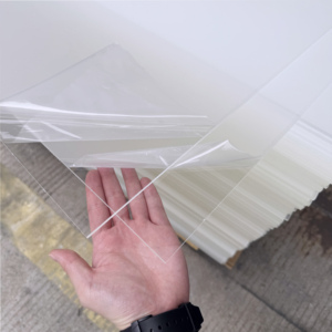 Logotextured 1mm 3mm Polystyrene <strong>Plastic</strong> <strong>Sheets</strong> <strong>Transparent</strong> Acrylic Laser Cutting PS <strong>Sheet</strong> with Bending Ability - Product Image 1