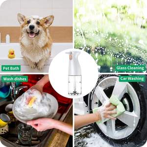 Lavadora de <span class=keywords><strong>perros</strong></span> ABS ecológica portátil moderna, champú en aerosol, máquina de espuma automática <span class=keywords><strong>para</strong></span> espuma de pato y mascotas, aseo de limpieza almacenado - Product Image 6
