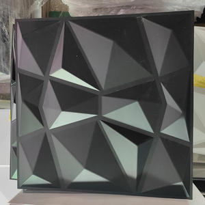 Luxuriöse 50x50 cm PVC-Fliesen, Leicht zu Reinigende Wandpaneele, <span class=keywords><strong>Art3d</strong></span> Paneele, Weiße Diamant-Textur, 3D-Innenwandverkleidung - Product Image 4