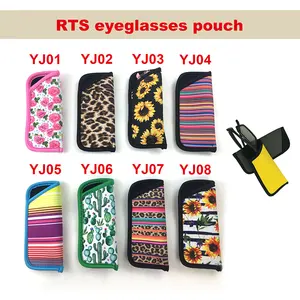 Custom Neoprene Material Reading Glasses Bag Sunglasses Pouch