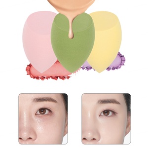 Ensemble d'éponges de maquillage sans latex, 4 pièces, en forme d'œuf, douces, pour fond de teint, poudre, éponge de maquillage beauté - Product Image 5