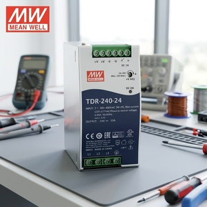 Alimentatore Switching TDR-240 TDR-240-24 48V TDR-240-48 Tipo DIN 380V Trifase 240W 10A/5A DC <span class=keywords><strong>DRT</strong></span> Nuovo e Originale Ltech - Product Image 3