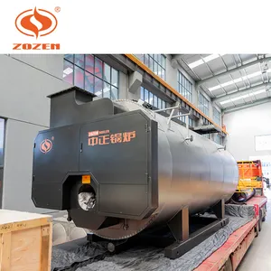 8000kg/hr Output Industrial Gas-fired Fuel 8 ton steam boiler For Textile Industry