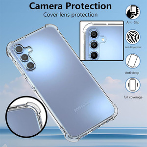 A05 A05S A35 A04 A14 A24 A35 custodia in Silicone TPU trasparente antiurto <span class=keywords><strong>per</strong></span> <span class=keywords><strong>Samsung</strong></span> Galaxy A55 A54 A53 <span class=keywords><strong>A52</strong></span> A52S A51 A50 5G <span class=keywords><strong>Cover</strong></span> del telefono - Product Image 2