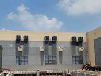 Système de refroidissement par Ventilation d'air supérieur mural 220V/380V refroidisseur d'air par évaporation fermes porcines maisons de volaille pompe pour plantes industrielles