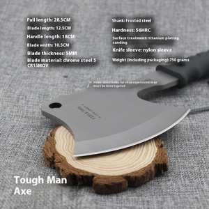 Hacha de rescate para vehículos multifuncional al aire libre, hacha de hueso portátil para cortar a mano - Product Image 2