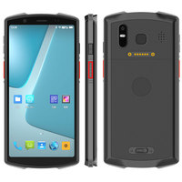 PDA portable 5G de 6 pouces, Android 13, lecteur de codes-barres 1D 2D, NFC, RFID, lecteur d'empreintes digitales, collecteur de données, Mediatek Dimensity 700, 4/6 Go de RAM
