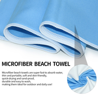 Custom Sand Free Microfiber Beach Towel Quick Dry Suede Travel Towel Pool Towels Bulk Manufacturer
