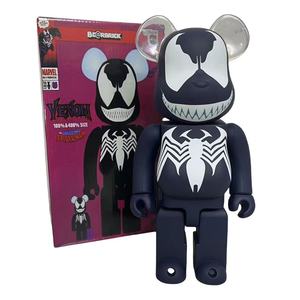 Figurine d'action Bearbrick <span class=keywords><strong>Venom</strong></span> 400% de haute qualité, jouet décoratif pour la maison, cadeau tendance, ornement artistique pour la maison - Product Image 1