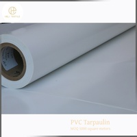 Rouleau de bâche en toile PVC robuste 1000D 610GSM/650GSM/750GSM, tissu en maille de polyester enduit de PVC tricoté en urgence, imperméable
