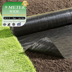 Toile de paillage pour jardin, tissu paysager durable et robuste, bloqueur d'herbes, installation facile, couverture de paillis pour arbre - Product Image 1