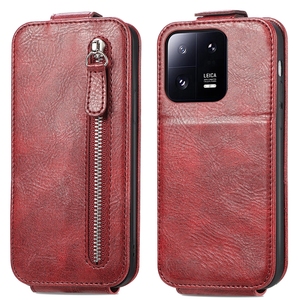 Étui à rabat avec fermeture éclair pour Xiaomi 13 13 Pro, pour Xiaomi POCO M5 4G étui portefeuille haut et bas - Product Image 5