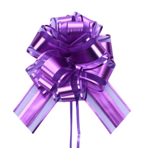 Venta al por mayor grande tridimensional flor floral Navidad <span class=keywords><strong>regalo</strong></span> embalaje elegante PP tirar cinta para regalos - Product Image 6