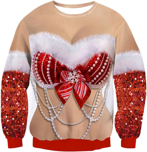 Sweatshirts à manches longues pour hommes, drôles et moches, pour fête <span class=keywords><strong>de</strong></span> Noël, avec <span class=keywords><strong>t</strong></span>-shirts graphiques 3D - Product Image 1