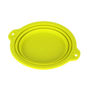 Venda quente Portátil Personalizado <span class=keywords><strong>Pet</strong></span> Dog Cat Água Food Bowls Alimentador Dobrável Dobrável Placa De Silicone - Product Image 1