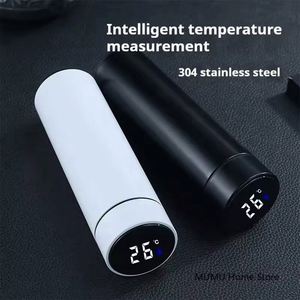 Bouteille d'eau isotherme en acier inoxydable personnalisée avec affichage LED de température et capteur sonore, modèle 2026, vente en gros, classement supérieur - Product Image 2