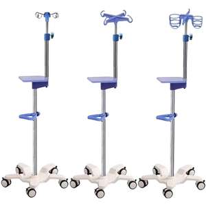 Venta caliente de acero inoxidable portátil IV poste muebles de hospital para uso en cama - Product Image 5