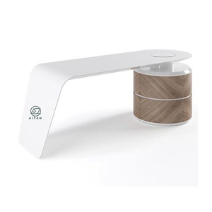Mobilier de bureau à surface <span class=keywords><strong>solide</strong></span> bureau de PDG blanc moderne table de bureau design moderne pour bureau à domicile - Product Image 2