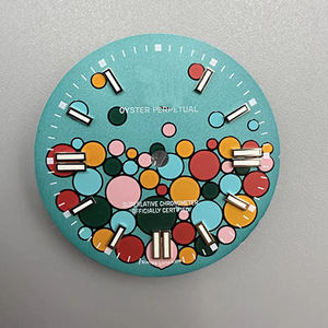 Modifiziertes Bubble Dial Literal Watch Zubehör Edelstahl Passend für NH35 Calibre 28,5mm Zifferblatt durchmesser - Product Image 5