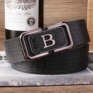 2026 ceinture motifs animaux mâle vente personnalisée hommes affaires boucle automatique fabrication ceinture haute qualité PU cuir ceinture hommes - Product Image 6