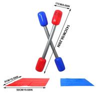 Gladiator Jousting Yard Game Kit PVC Accessoires de combat gonflables pour enfants Garçons et filles Sports de plein air et divertissement