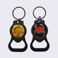 Ouvre-bouteille de bière écologique promotionnel en gros, poignée en acier inoxydable, impression de logo vierge par sublimation, passe au lave-vaisselle