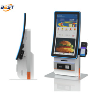 Système de point de vente (POS) à montage sur bureau pour commande en libre-service avec lecteur de codes-barres, SDK OEM pour bar/restaurant, magasin de détail, lecteur de codes-barres en option