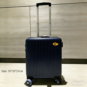 <span class=keywords><strong>Valise</strong></span> de voyage durable résistante aux rayures avec <span class=keywords><strong>roulettes</strong></span> silencieuses et poignée réglable, sac de <span class=keywords><strong>cabine</strong></span> léger - Product Image 5