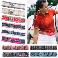Nœuds imprimés équestres pour filles, accessoires de ceinture en ruban gros-grain pour concours hippique, assortis aux accessoires capillaires pour femmes