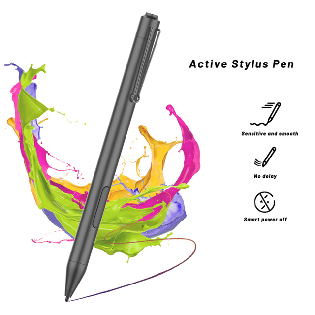 LumiCreate SP-003 Aluminum Digital Stylus Pen 1024 Pressure Active Touch for MPP Compliant Surface Series Capacitive Touch