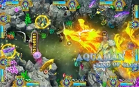 Table de jeu de pêche en métal AQUAMAN KING of GLORY populaire aux États-Unis avec interface anglaise pour plusieurs joueurs