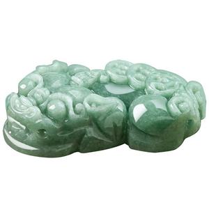 Colgante de Jadeíta Natural Pi Xiu Verde Guisante, Estilo Chino UNISEX, Bestias Míticas, Regalo con Certificado de Tasación PX09 - Product Image 5