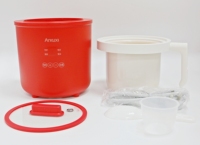 Portable Mini cuiseur à riz électrique ragoût fabricant petite soupe mijoteuse pour ménage RV utilisation extérieure en plastique pour voiture hôtel Application
