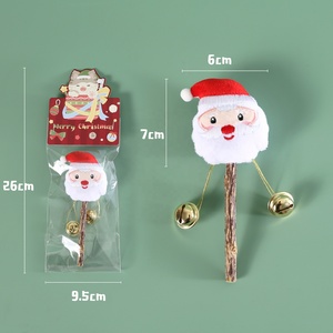 Bâtonnets à mâcher pour chat en argentier de Noël, en forme de sapin et de Père Noël, en matatabi naturel, jouet dentaire pour le nettoyage des dents et les soins molaires - Product Image 3